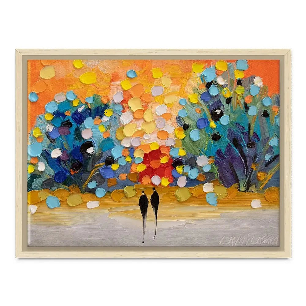 Sunset In The Park Canvas Print Sunset In The Park Canvas Print wall art product Ekaterina Ermilkina