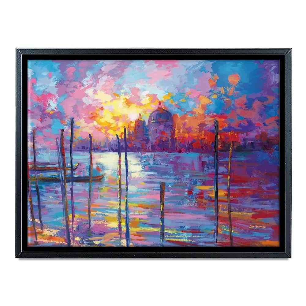 Sunset In Venice Canvas Print Sunset In Venice Canvas Print wall art product Leon Devenice