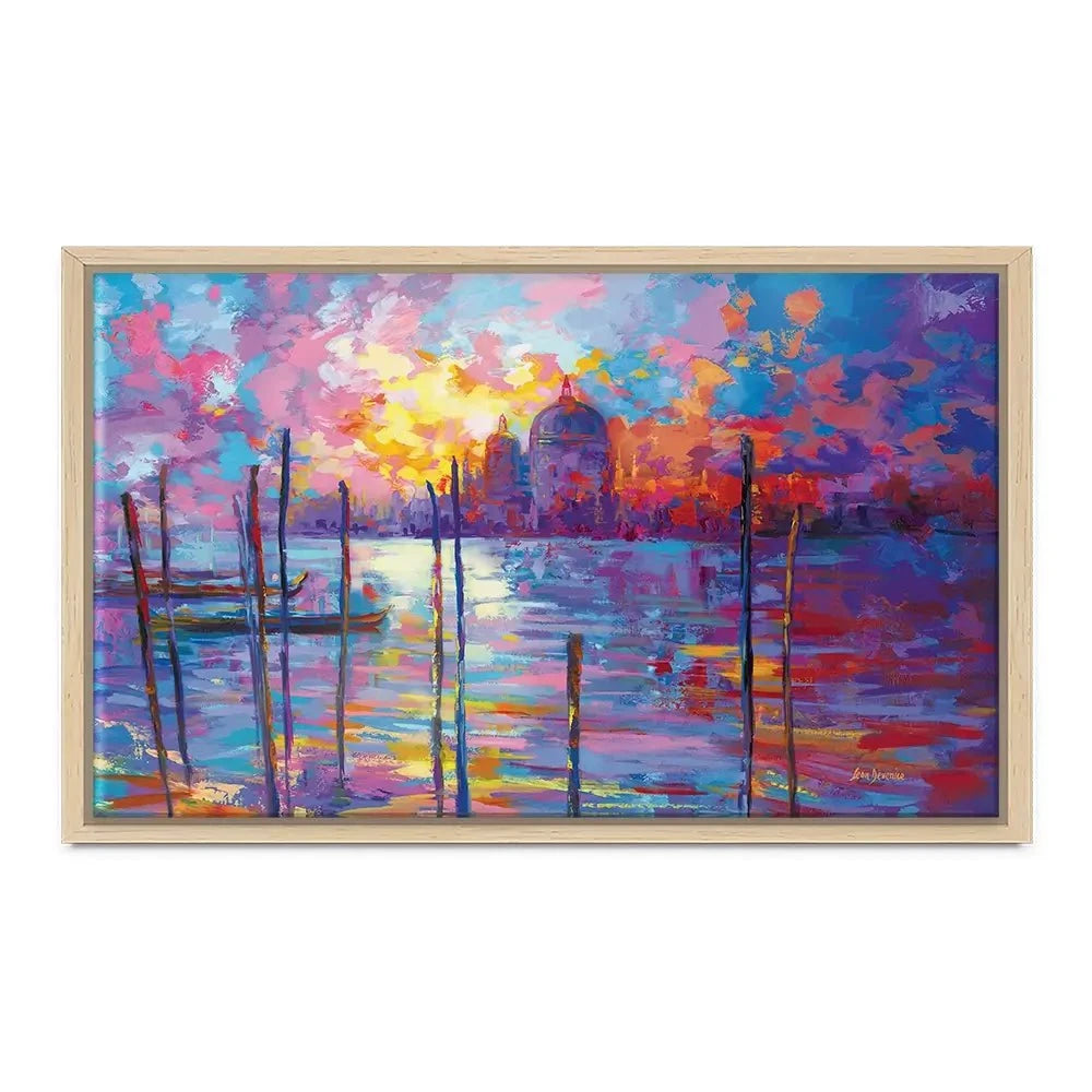 Sunset In Venice Canvas Print Sunset In Venice Canvas Print wall art product Leon Devenice