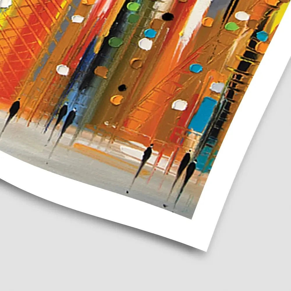 Sunset Lights Art Print Sunset Lights Art Print wall art product Ekaterina Ermilkina