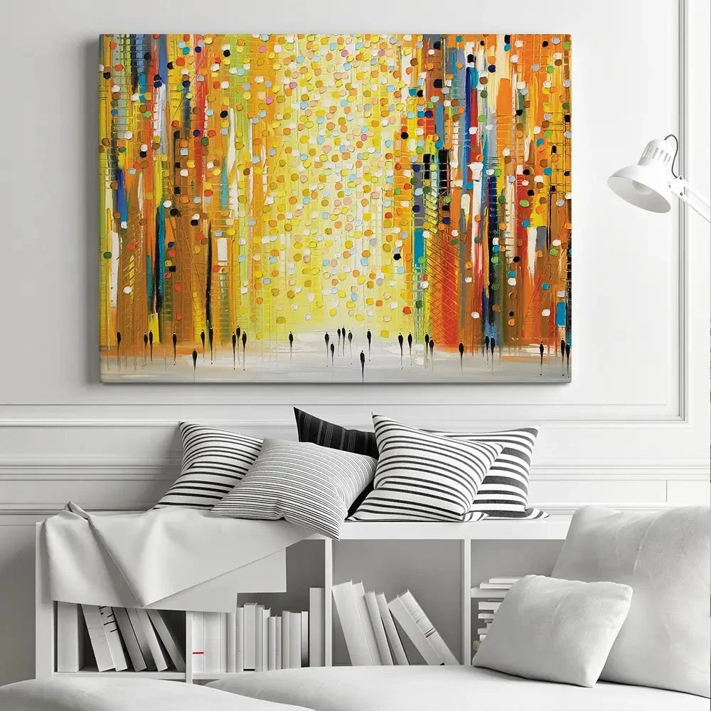Sunset Lights Canvas Print Sunset Lights Canvas Print wall art product Ekaterina Ermilkina