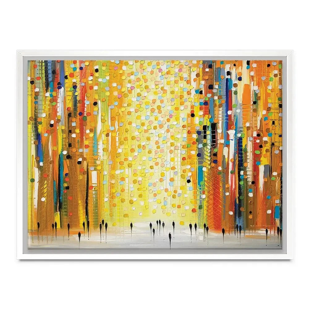 Sunset Lights Canvas Print Sunset Lights Canvas Print wall art product Ekaterina Ermilkina