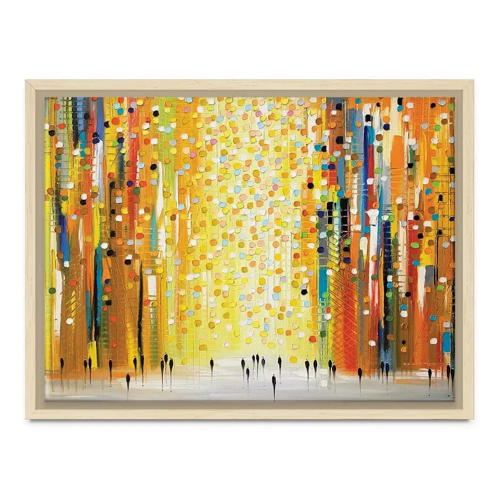 Sunset Lights Canvas Print Sunset Lights Canvas Print wall art product Ekaterina Ermilkina