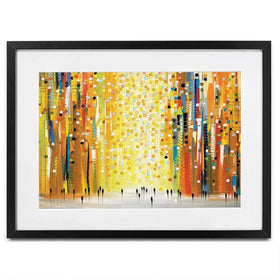 Sunset Lights Framed Art Print Sunset Lights Framed Art Print wall art product Ekaterina Ermilkina