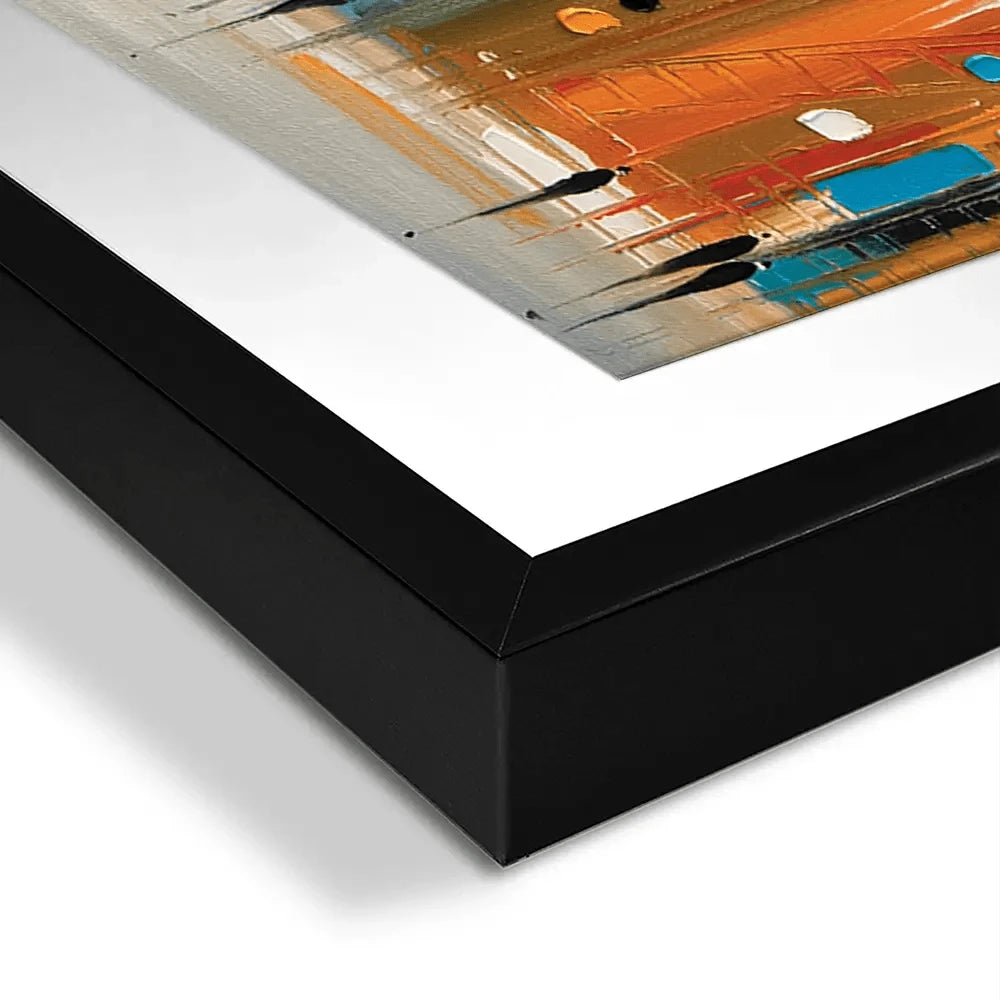 Sunset Lights Framed Art Print Trio Sunset Lights Framed Art Print Trio wall art product Ekaterina Ermilkina