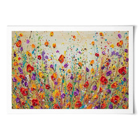 Sunset Meadow Art Print Sunset Meadow Art Print wall art product Olga Tkachyk