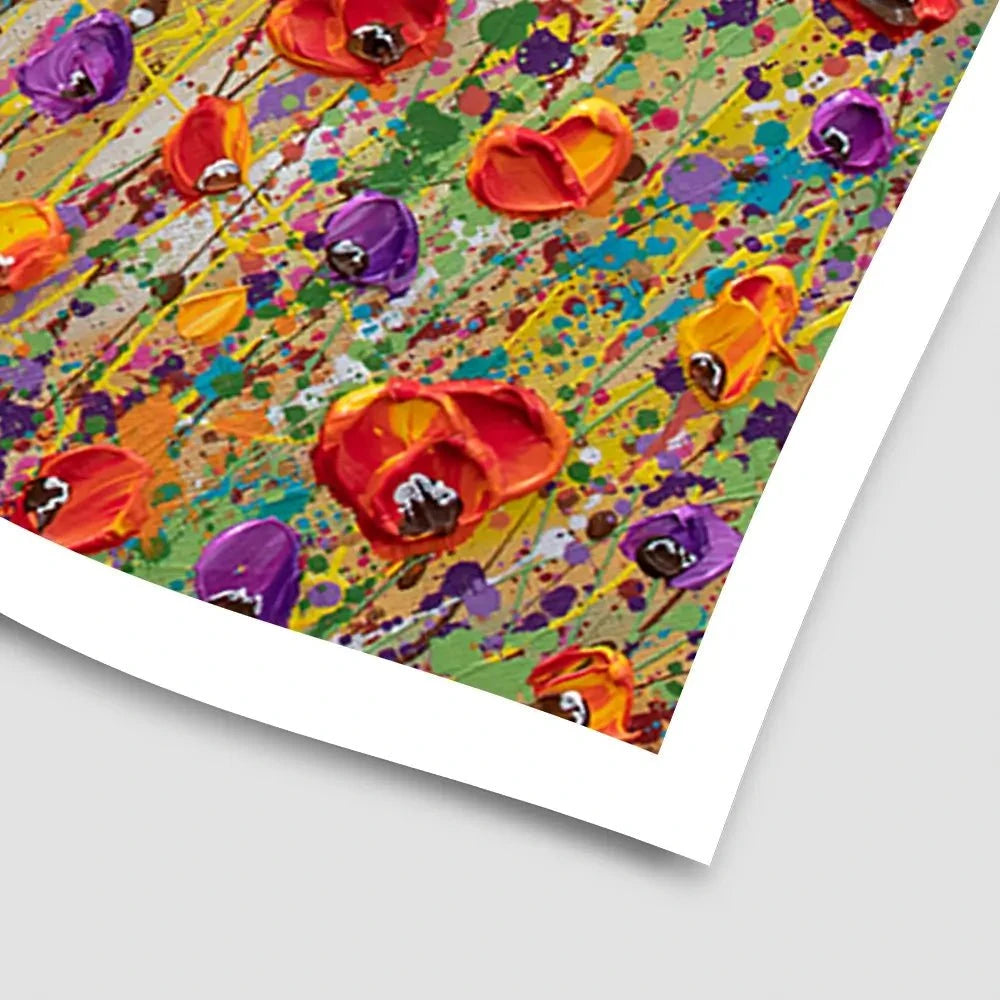 Sunset Meadow Art Print Sunset Meadow Art Print wall art product Olga Tkachyk