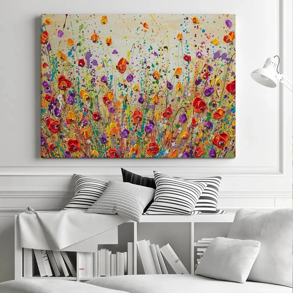 Sunset Meadow Canvas Print Sunset Meadow Canvas Print wall art product Olga Tkachyk