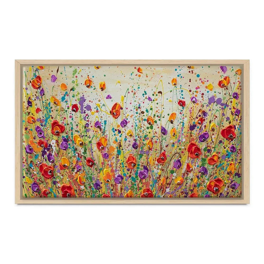 Sunset Meadow Canvas Print Sunset Meadow Canvas Print wall art product Olga Tkachyk