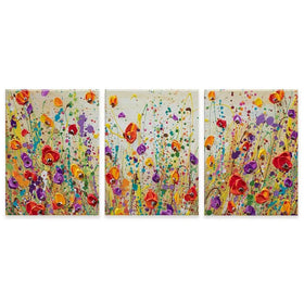 Sunset Meadow Trio Canvas Print Sunset Meadow Trio Canvas Print wall art product Olga Tkachyk