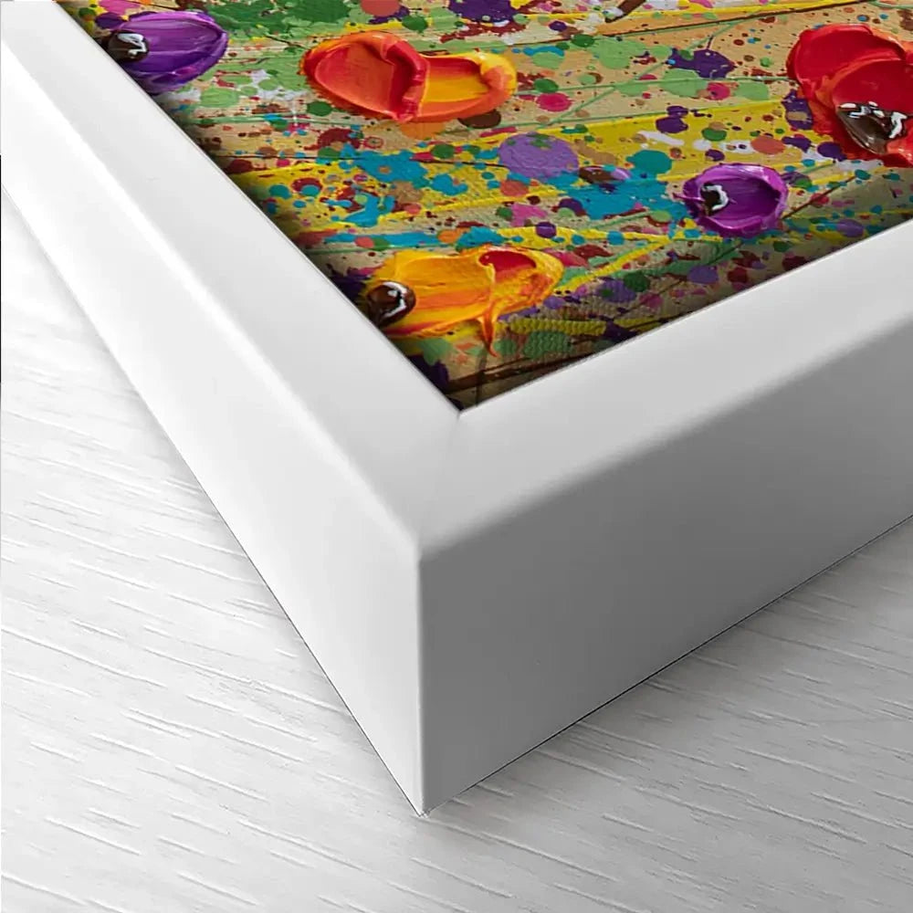 Sunset Meadow Trio Canvas Print Sunset Meadow Trio Canvas Print wall art product Olga Tkachyk