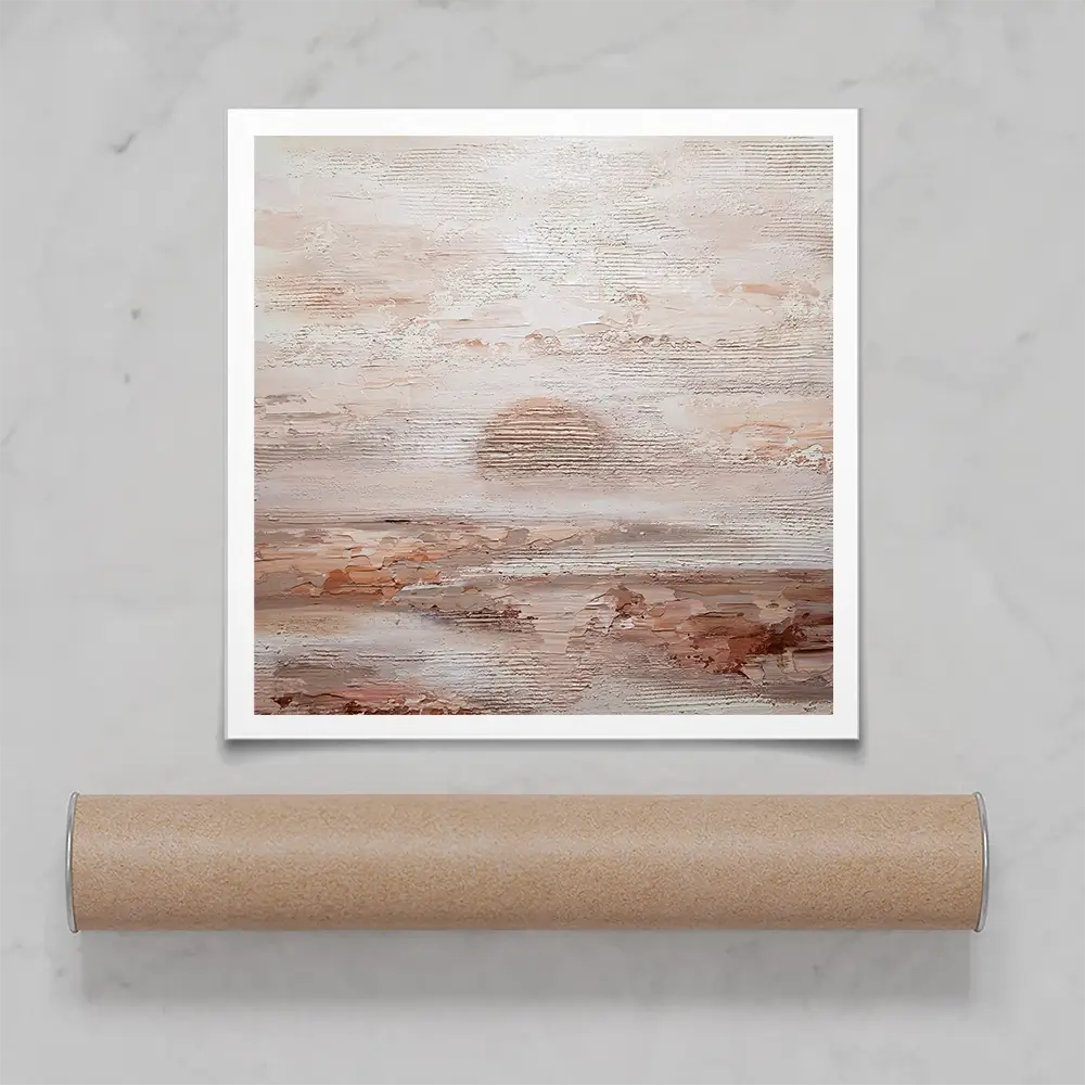 Sunset On Jericho Square Art Print Sunset On Jericho Square Art Print wall art product Osnat Tzadok