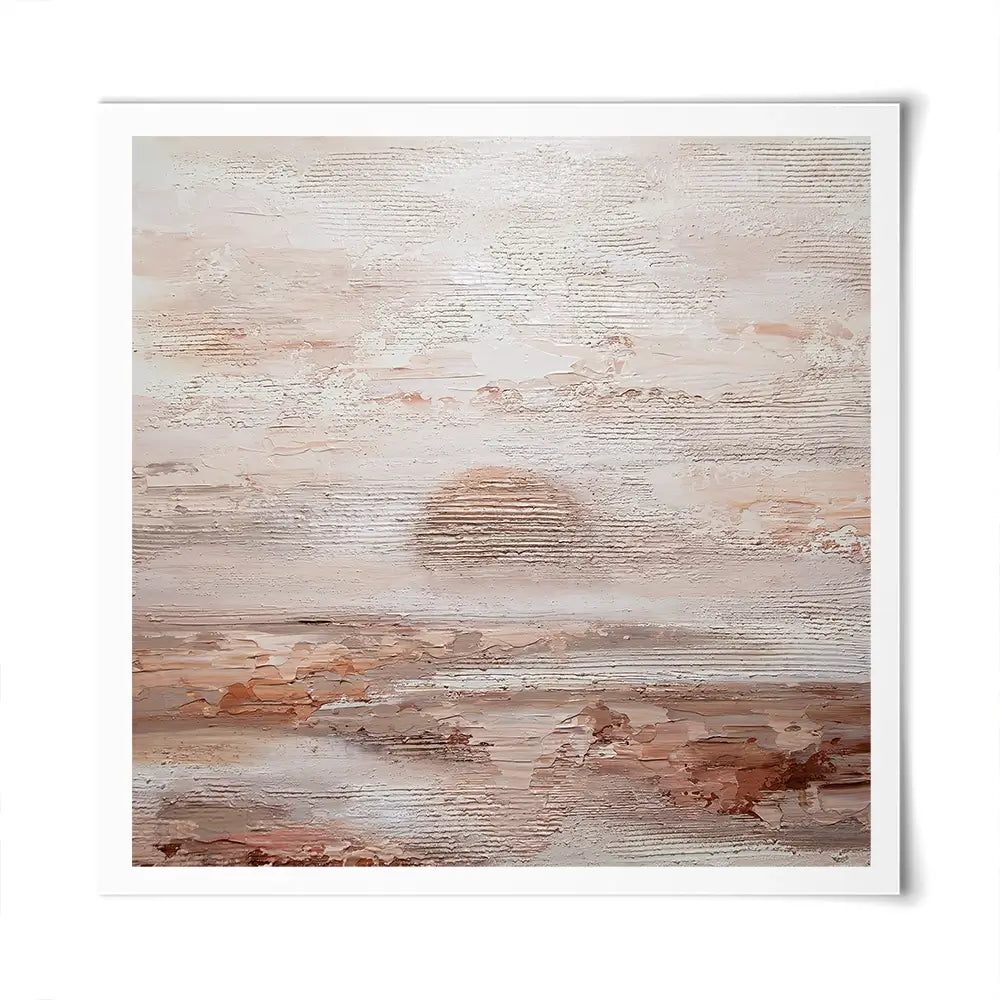 Sunset On Jericho Square Art Print Sunset On Jericho Square Art Print wall art product Osnat Tzadok
