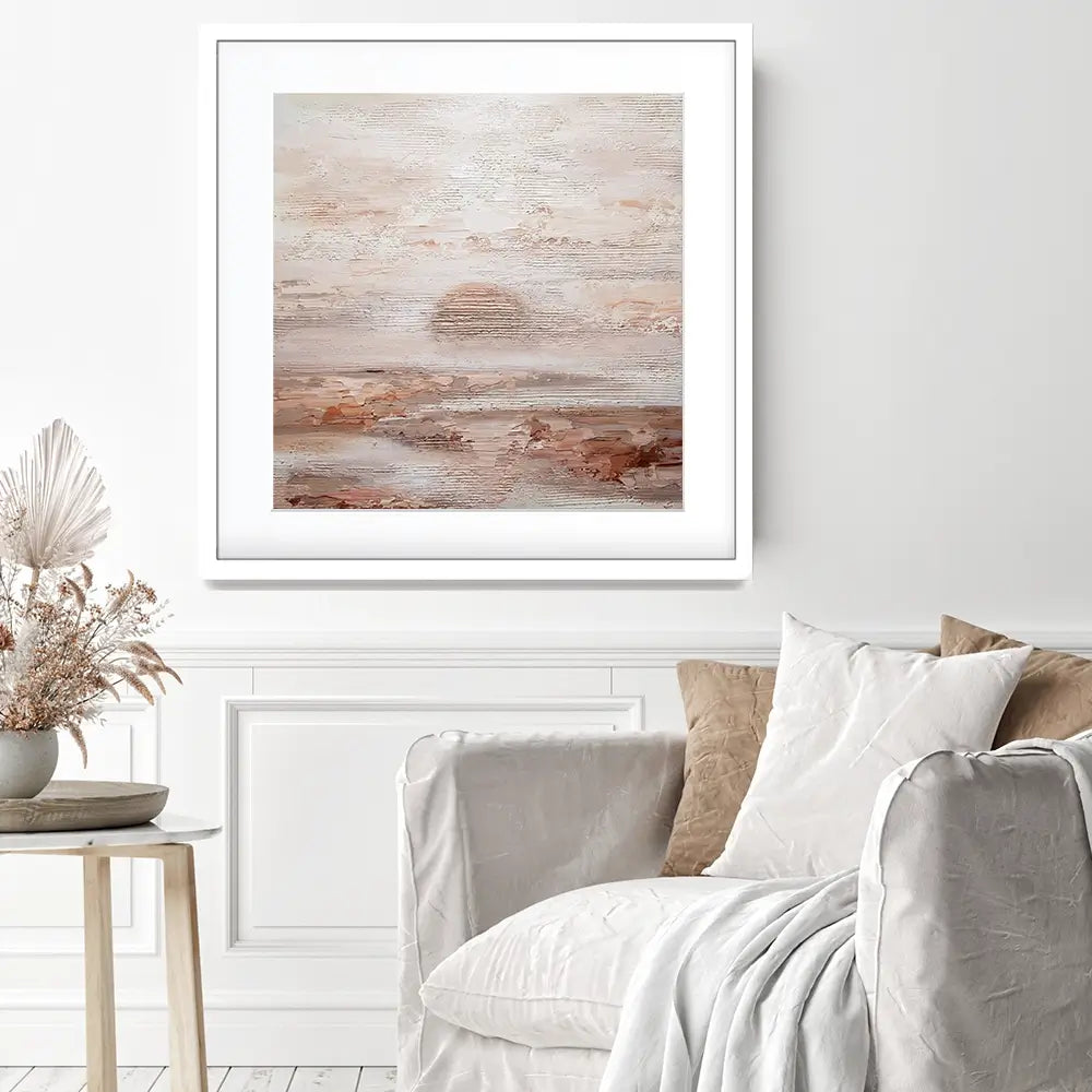 Sunset On Jericho Square Framed Art Print Sunset On Jericho Square Framed Art Print wall art product Osnat Tzadok