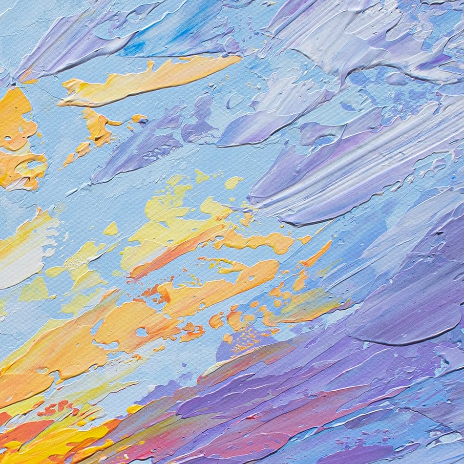 Sunset Over A Lake Art Print wall art product Olga Tkachyk