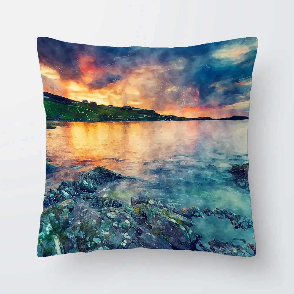 Sunset Over The Bay Cushion Sunset Over The Bay Cushion wall art product Helen Hotson / Shutterstock