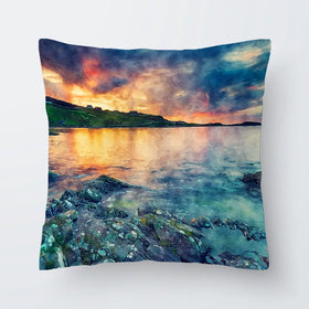 Sunset Over The Bay Cushion Sunset Over The Bay Cushion wall art product Helen Hotson / Shutterstock