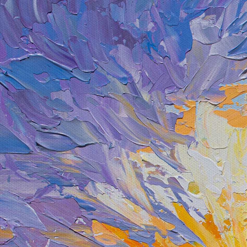 Sunset Over The Lake Canvas Print wall art product Olga Tkachyk