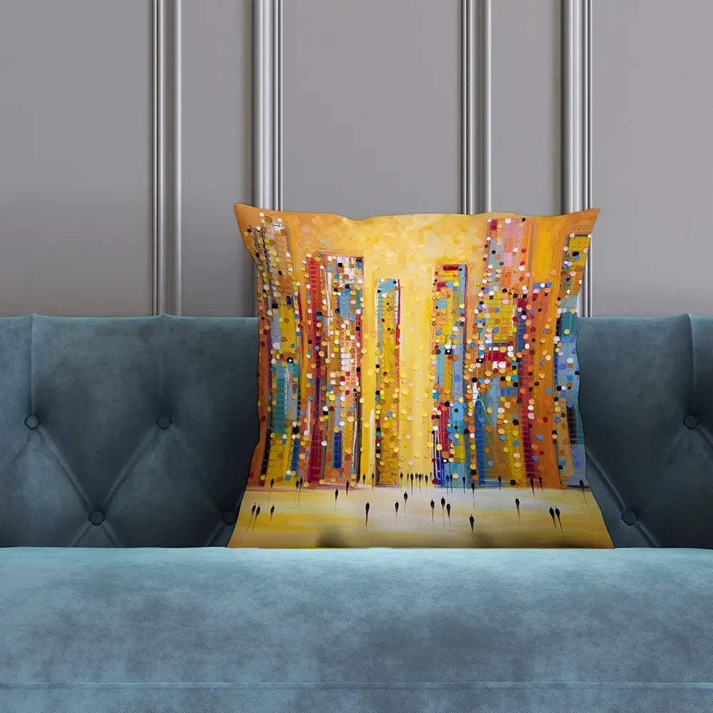 Sunset Reverie Cushion Sunset Reverie Cushion wall art product Ekaterina Ermilkina