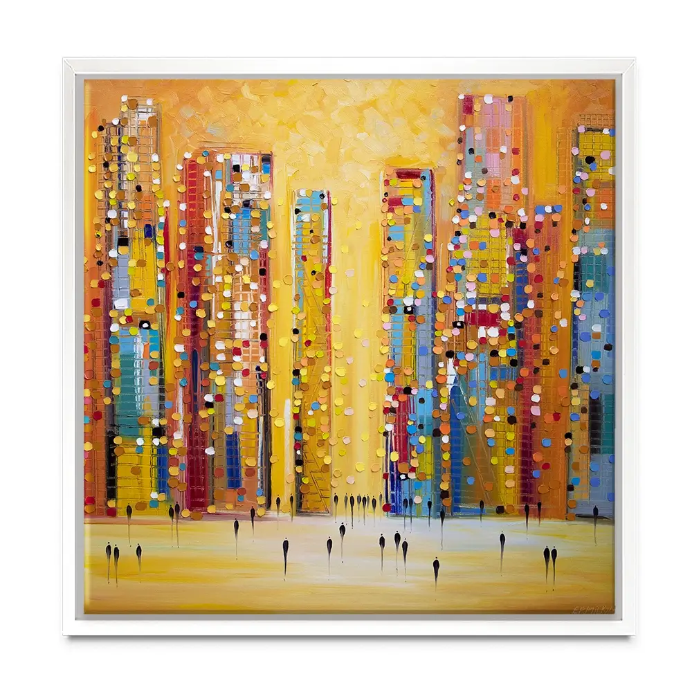 Sunset Reverie Square Canvas Print Sunset Reverie Square Canvas Print wall art product Ekaterina Ermilkina