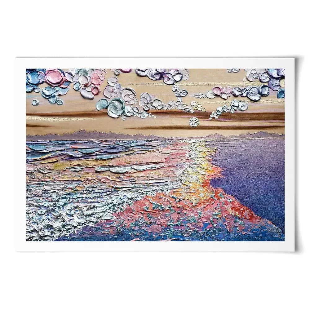 Sunset Sorbet Art Print Sunset Sorbet Art Print wall art product Nada Khatib