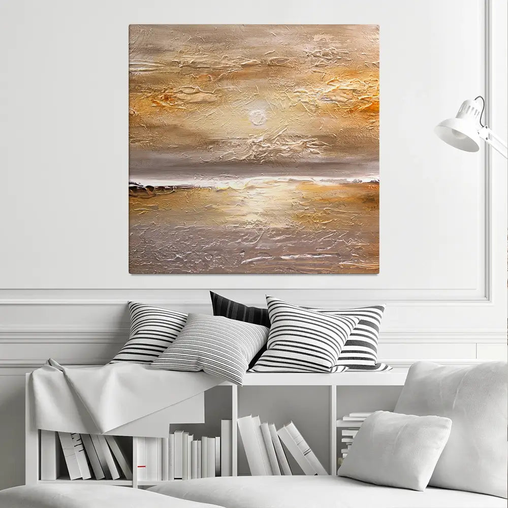 Sunset Square Canvas Print Sunset Square Canvas Print wall art product Osnat Tzadok