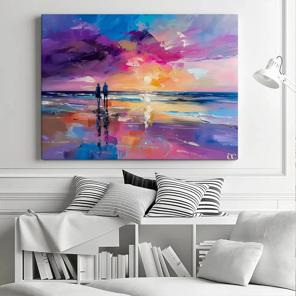 Sunset Strolling Canvas Print Sunset Strolling Canvas Print wall art product David Alexander Elder