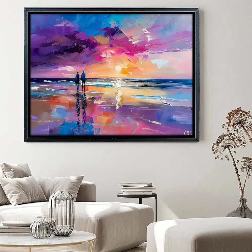 Sunset Strolling Canvas Print Sunset Strolling Canvas Print wall art product David Alexander Elder