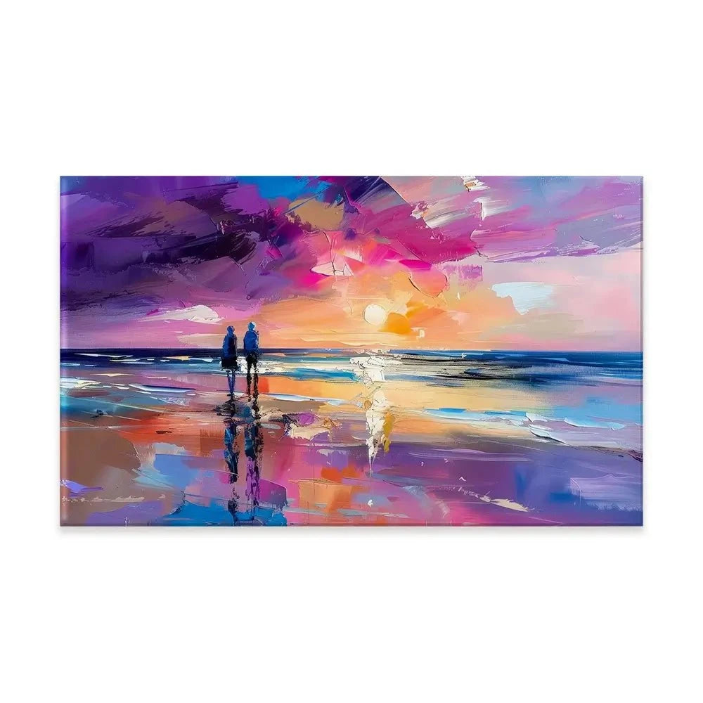 Sunset Strolling Canvas Print Sunset Strolling Canvas Print wall art product David Alexander Elder