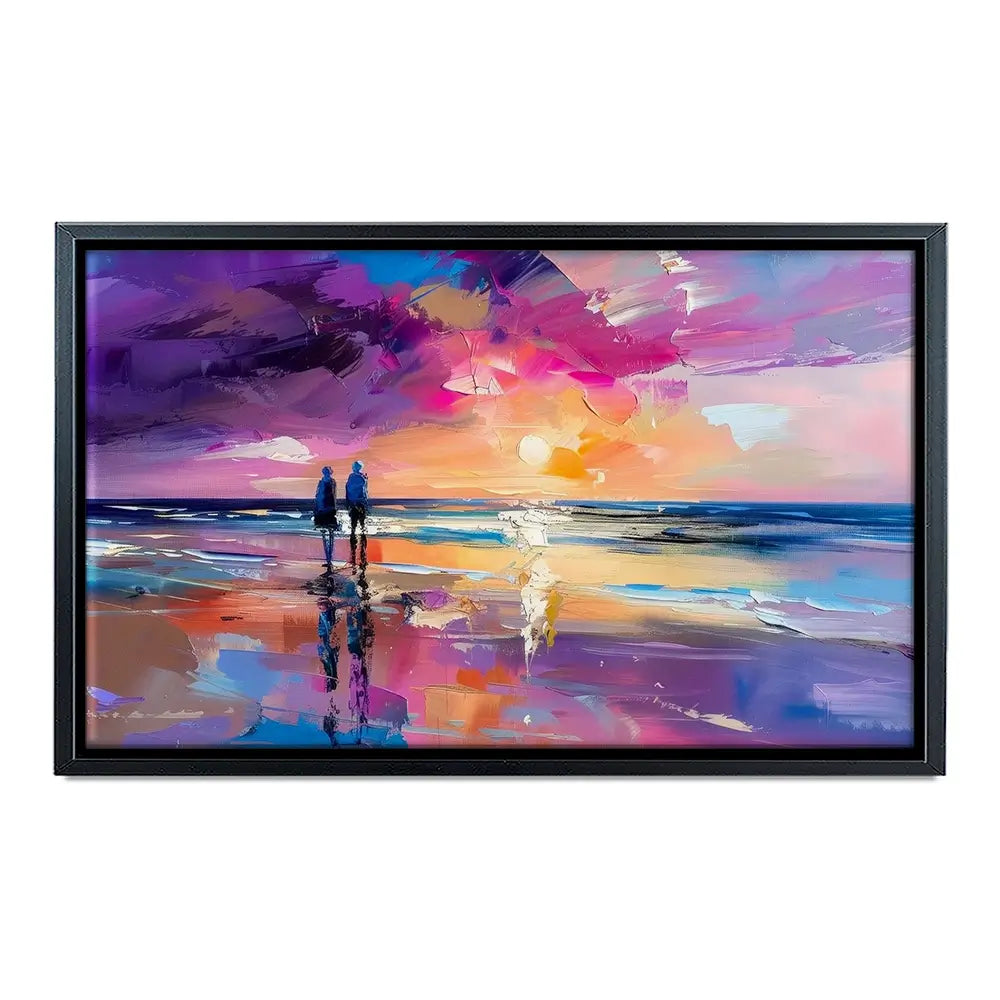 Sunset Strolling Oversized Canvas Print Sunset Strolling Oversized Canvas Print wall art product David Alexander Elder