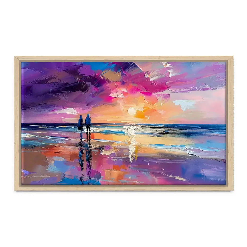 Sunset Strolling Oversized Canvas Print Sunset Strolling Oversized Canvas Print wall art product David Alexander Elder