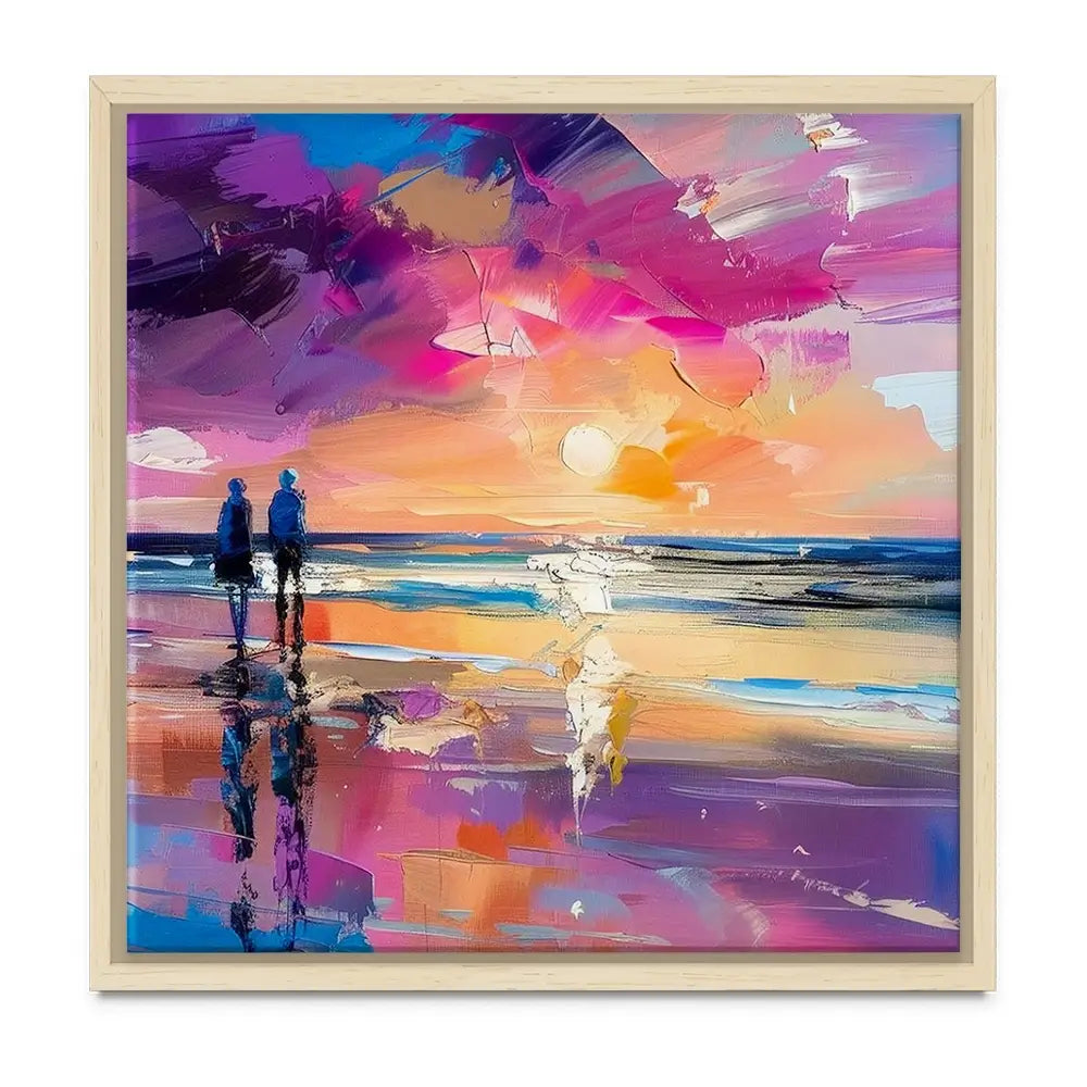 Sunset Strolling Oversized Canvas Print Sunset Strolling Oversized Canvas Print wall art product David Alexander Elder