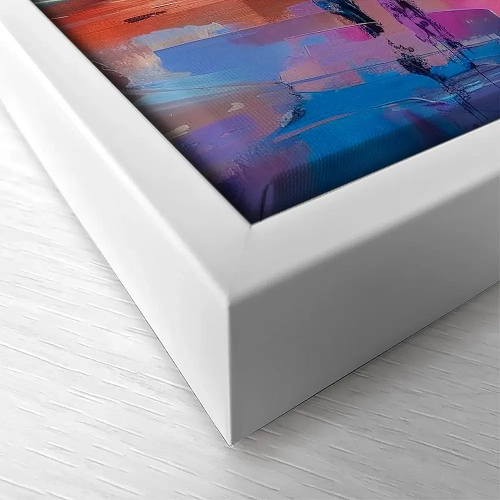 Sunset Strolling Square Canvas Print Sunset Strolling Square Canvas Print wall art product Art Print Shop