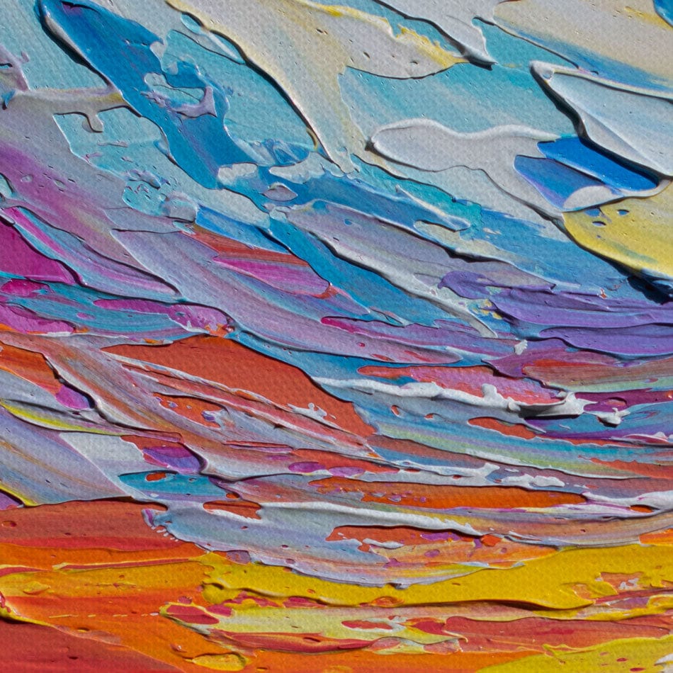 Sunset Swish Canvas Print wall art product Olga Tkachyk