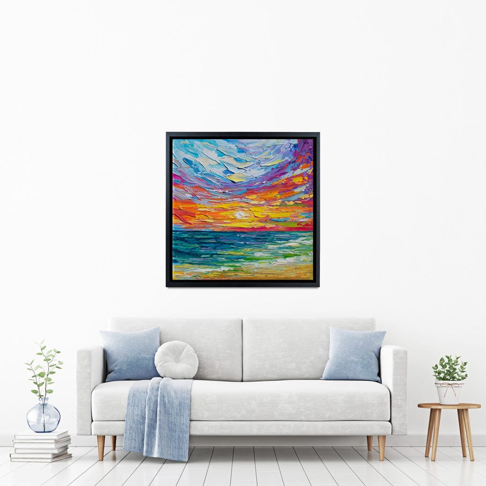 Sunset Swish Canvas Print wall art product Olga Tkachyk