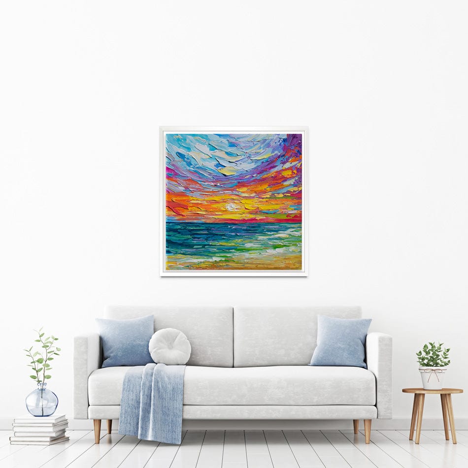 Sunset Swish Canvas Print wall art product Olga Tkachyk
