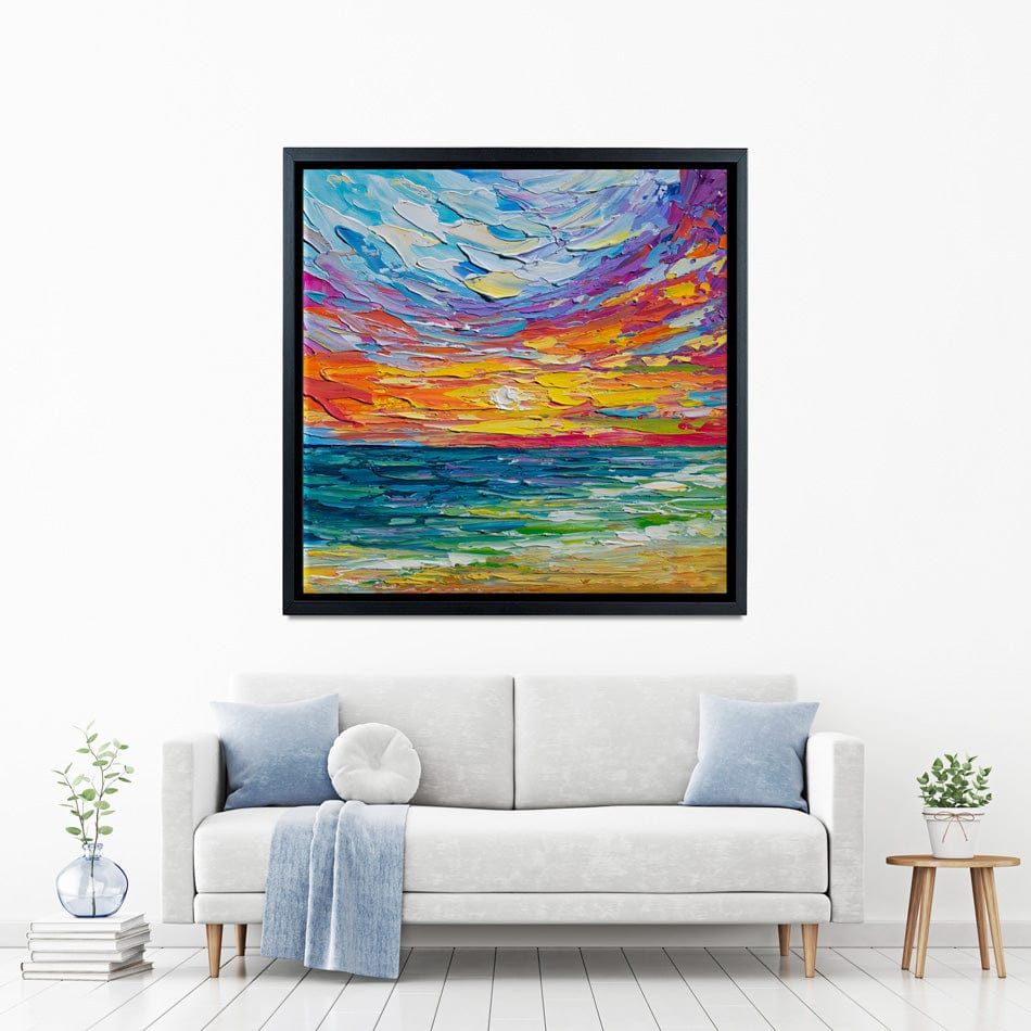 Sunset Swish Canvas Print wall art product Olga Tkachyk