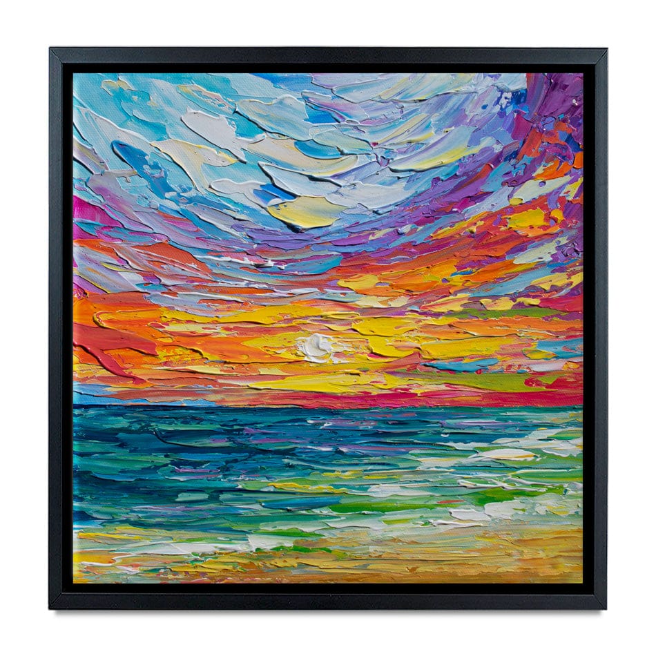 Sunset Swish Canvas Print wall art product Olga Tkachyk