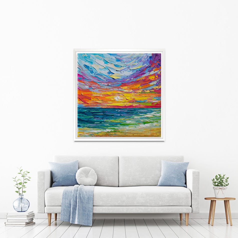 Sunset Swish Canvas Print wall art product Olga Tkachyk