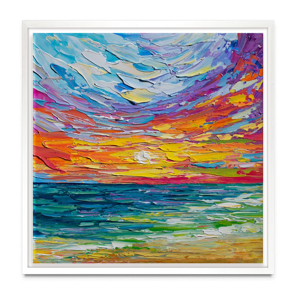 Sunset Swish Canvas Print wall art product Olga Tkachyk