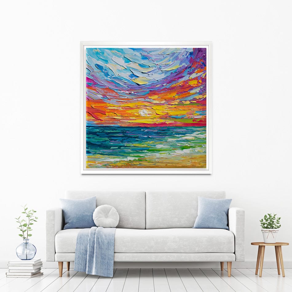 Sunset Swish Canvas Print wall art product Olga Tkachyk