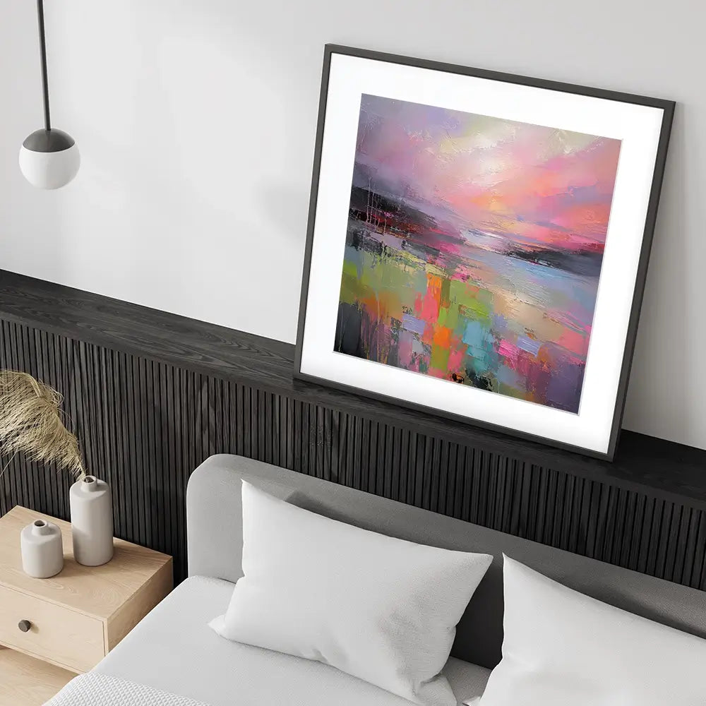 Sunset Wash Square Framed Art Print Sunset Wash Square Framed Art Print wall art product David Alexander Elder