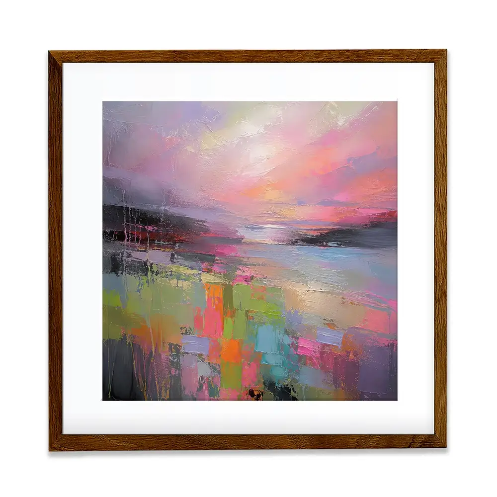 Sunset Wash Square Framed Art Print Sunset Wash Square Framed Art Print wall art product David Alexander Elder