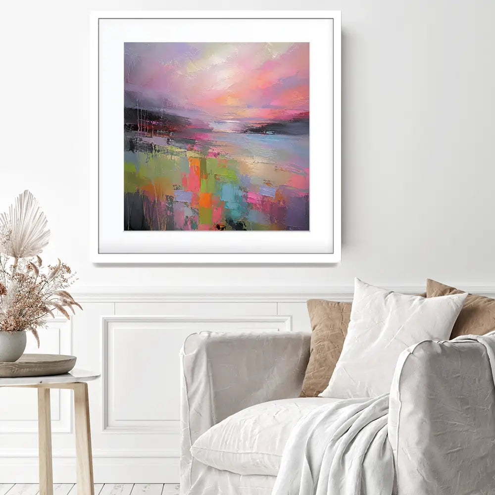 Sunset Wash Square Framed Art Print Sunset Wash Square Framed Art Print wall art product David Alexander Elder