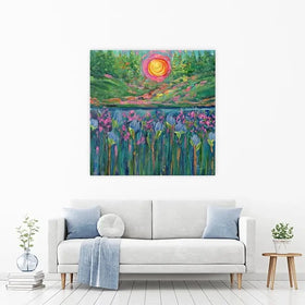 Sunshine And Flowers Canvas Print Sunshine And Flowers Canvas Print wall art product Estelle Grengs - Independent