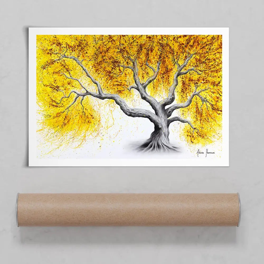 Sunshine Tree Art Print Sunshine Tree Art Print wall art product Ashvin Harrison (2016-2022 collection)