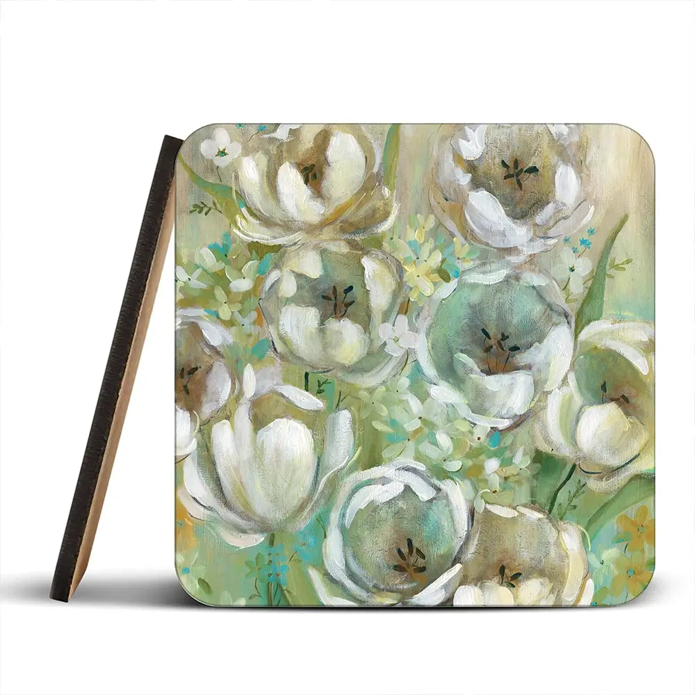 Sunwashed Tulips Coaster Set Sunwashed Tulips Coaster Set wall art product Carol Robinson