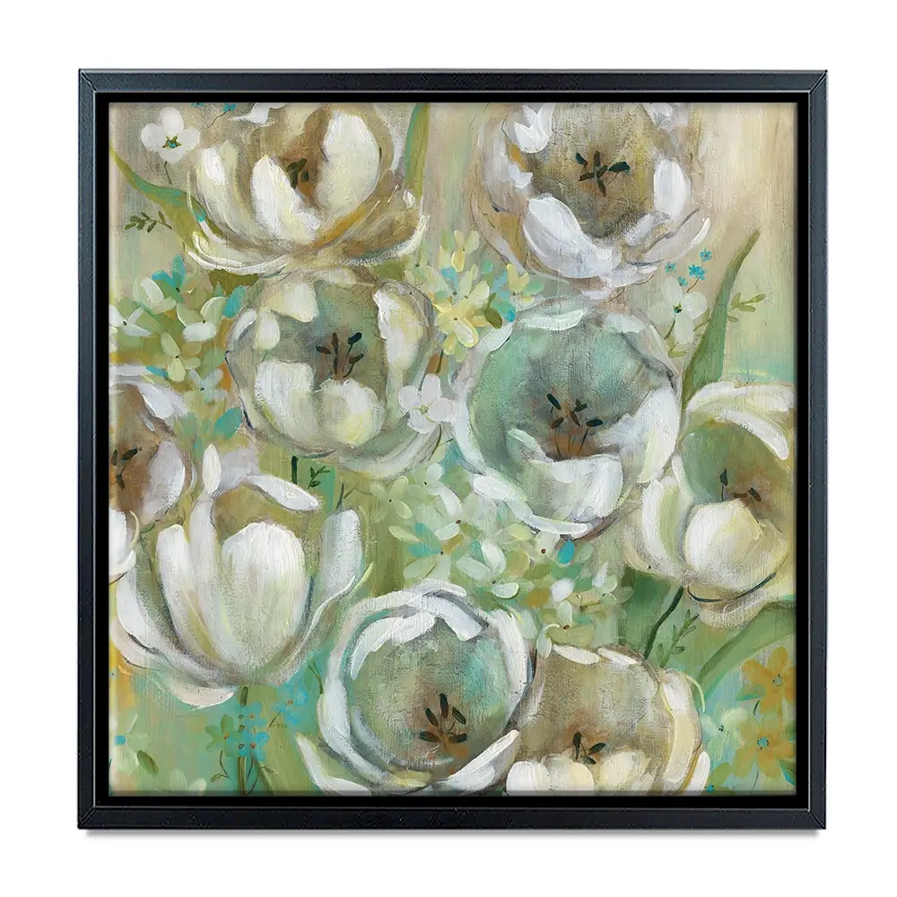Sunwashed Tulips Square Canvas Print Sunwashed Tulips Square Canvas Print wall art product Carol Robinson