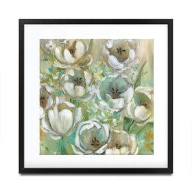 Sunwashed Tulips Square Framed Art Print Sunwashed Tulips Square Framed Art Print wall art product Carol Robinson
