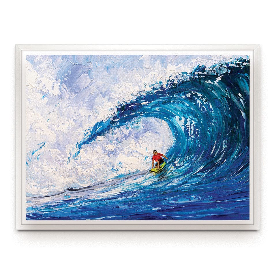 Surfing The Big Wave Canvas Print wall art product CYC / Shutterstock